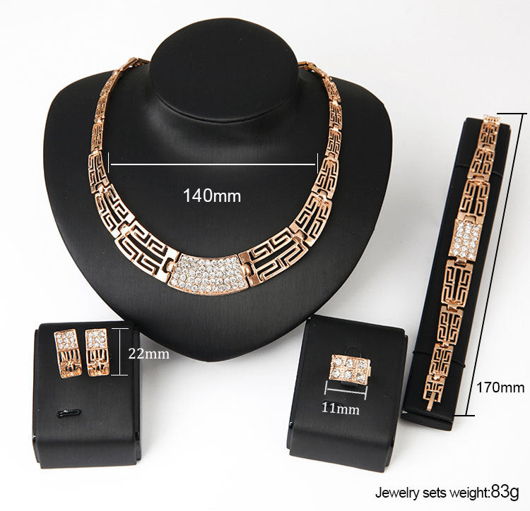 18K Gold Plated Jewelry Jewelry Set