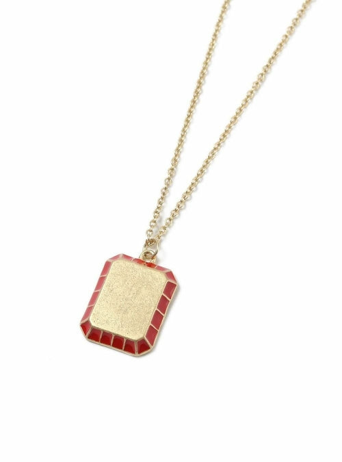 18K Gold Plated Geometric Designed Necklace -Two Options Available